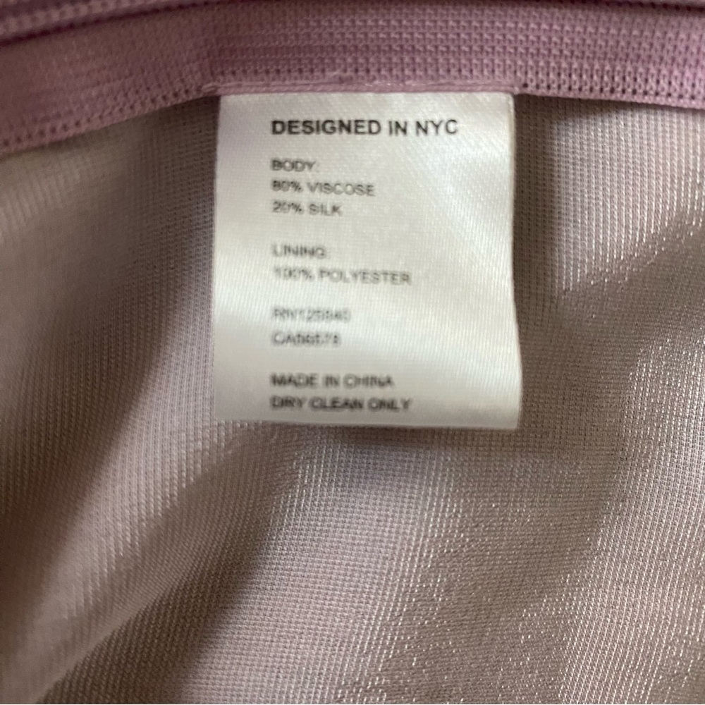 INTERMIX TOP LILAC PURPLE VELOUR ON OFF SHOULDER SIZE 4 - Picture 10 of 10